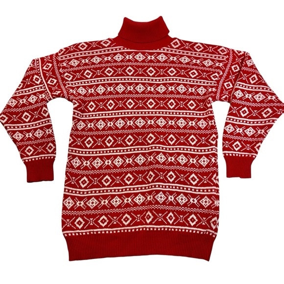 Abercrombie & Fitch Other - Vtg Abercrombie & Fitch 90s Y2K‎ Fair Isle Nordic Print Knit Sweater Mens M USA